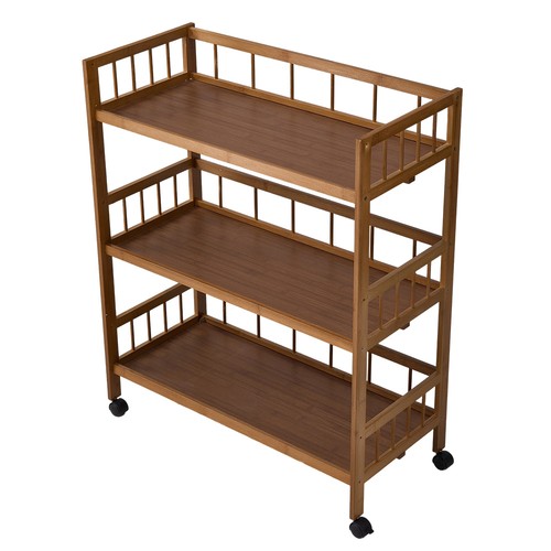 Tier bamboo storage shelf - storage,