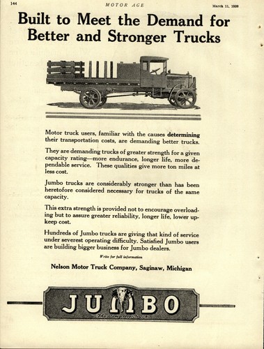 1920 nelson motor truck - 1920,