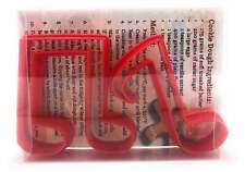 Music Notes Cookie Cutter set