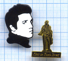 ELVIS PRESLEY THE KING Pin's Lot including Statue On Beale Street / MUSIC ROCK N ROLL