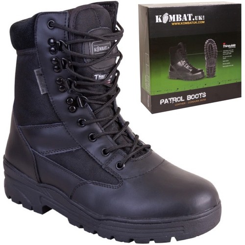 Black army cadet boots - black, 1/2