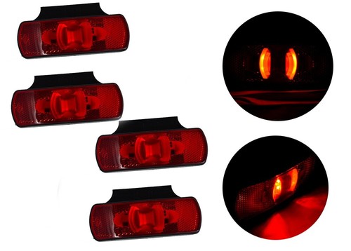 12v 24v rear - , red