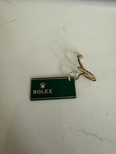 Rolex green hang tag - rolex,