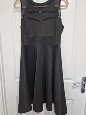 Black Dress From Star By Julian Macdonald Size 14 Excellent Condition