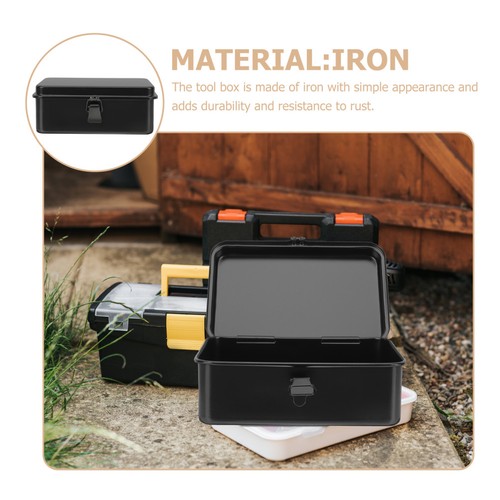 Metal lockable toolbox small - metal,