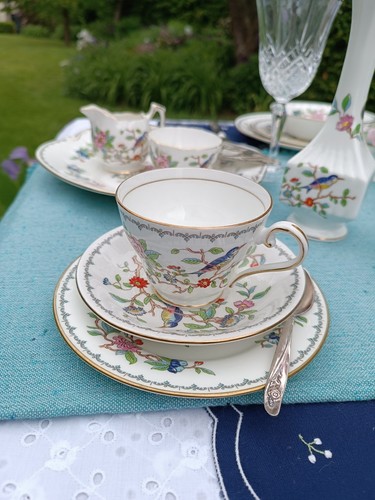 Vintage cup saucer dessert - vintage, cup,