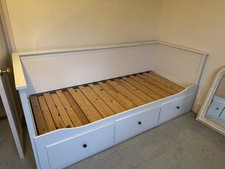 IKEA Hemnes Day-bed Frame with 3 Drawers, White, 80x200 Cm