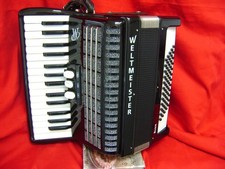 WELTMEISTER RUBIN 60 BASS ACCORDION ULTRA LIGHTWEIGHT