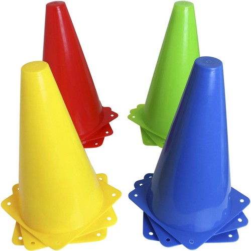 12x inch football cones - 12x, 9