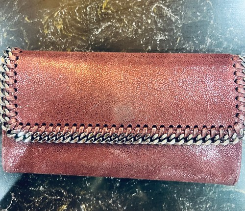 Stella mccartney burgundy faux - stella,