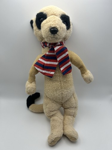 Meerkat wearing scarf plush - meerkat,