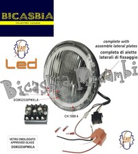 0838 - SIEM - LED Front Headlight For Vespa 125 150 200 PX Rainbow Disc