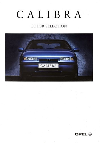 Opel calibra color selection - opel,