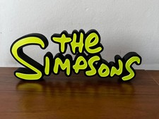 The Simpsons Logo Sign 3D