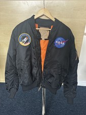 alpha industries nasa bomber jacket