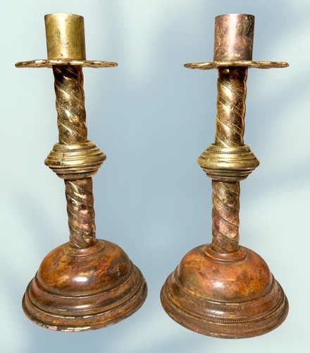 Lot antique brass - lot, 2