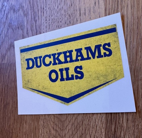 Duckhams oil sticker decal - oil,
