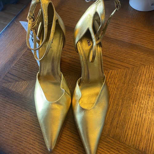 Zara heeled metallic - zara, heeled(wedge)