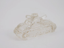 Us Army Tank Old Glass 11cm Rare