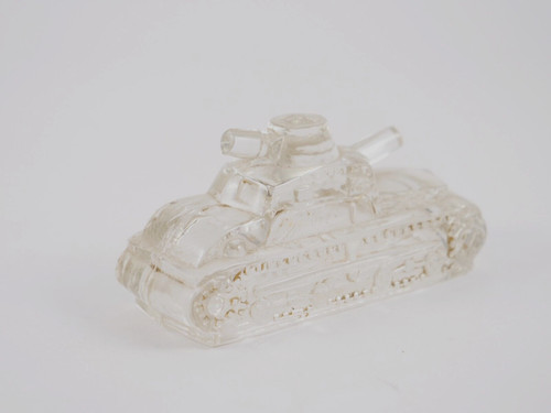 Army tank old glass - army, 11cm
