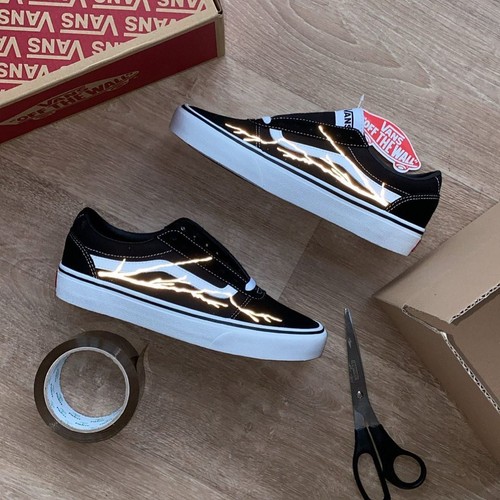 Reflective lightning vans old - reflective,