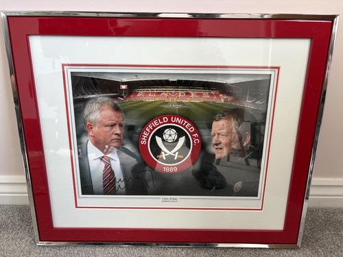 Chris wilder signed sheffield - wilder,