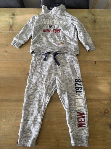 Boys grey tracksuit set - h&m,