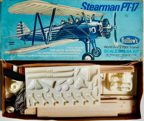 Vintage guillow stearman - guillow's,
