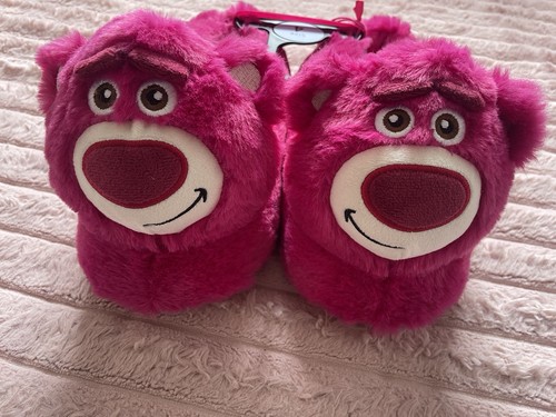 Pink fluffy toy story lotso - pink,