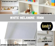 15mm White Melamine Faced