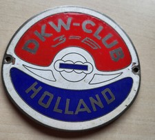 Vintage enamel DKW 3=6 Club