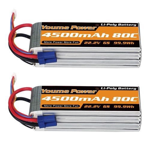 2pcs 4500mah lipo - 2pcs, 22.2v