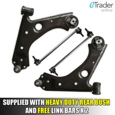Fiat Grande Punto (199) 2006 - 2011 Wishbones Front Lower Suspension Arms Qty x2