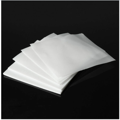 Ptfe teflon white sheet - ptfe, 0.25mm