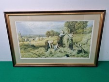 Framed The Hayfield Farming