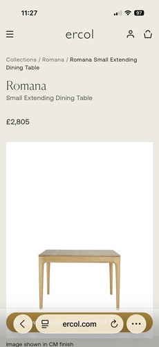 Ercol romana small extending - small,