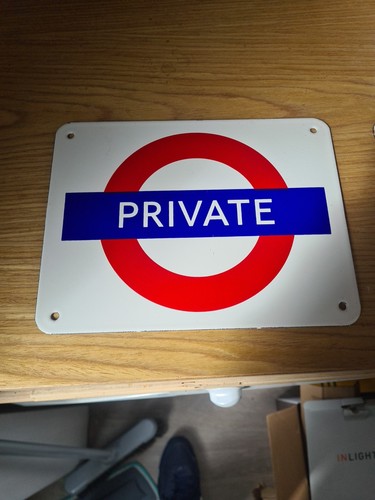 Vintage vitreous enamel london - vintage,