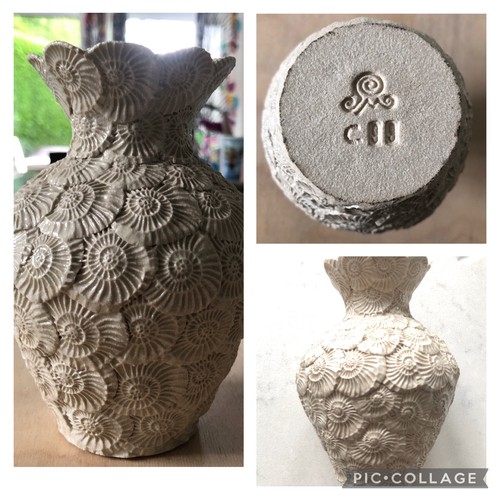 Signed studio art pottery - signed, hand