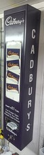 Vintage Cadbury's Dairy Milk Vending Machine; Working on new £1 and modern bars.
