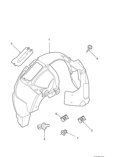 Land rover drive plastic - rover, rivet