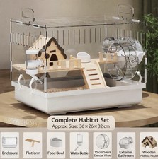 Deluxe Acrylic Hamster Cage