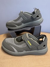 FitVille FlexiWalk Mary Jane Sandal Khaki Wide Fit Size UK 7.5 EU 41 USw 10