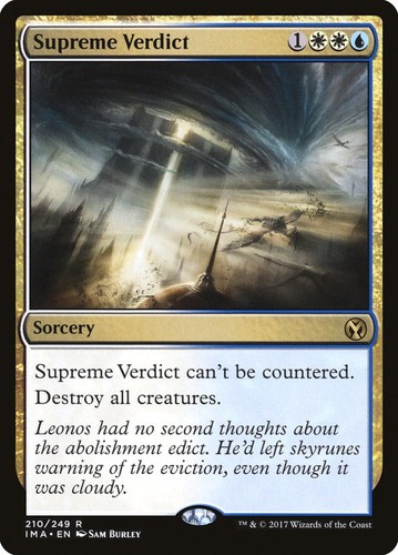 Supreme verdict board - (ex/nm),