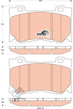 FRONT BRAKE PAD SET DISC BRAKE