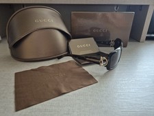 Vintage horsebit Gucci Sunglasses GG 3097/S V08EJ 59-15 With original Case 