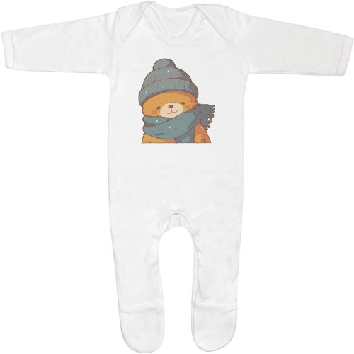 Winter teddy bear baby - teddy,