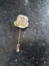 Fine Bone China Flower Pin Brooch Vintage