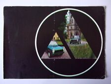 AUTOBIANCHI A112 orig 1976 Larger Sales Brochure in French with Prices - Abarth