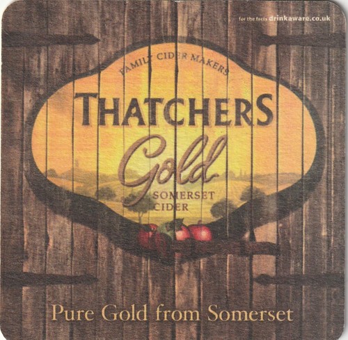 Beer mat thatchers - beer, cider