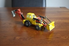 Dinky Toys Muir Hill 967 - 2WL Loader And Trencher Die Cast Rare Yellow, used